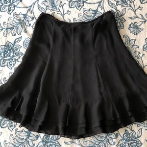 DKNYsilk black skirt size 2